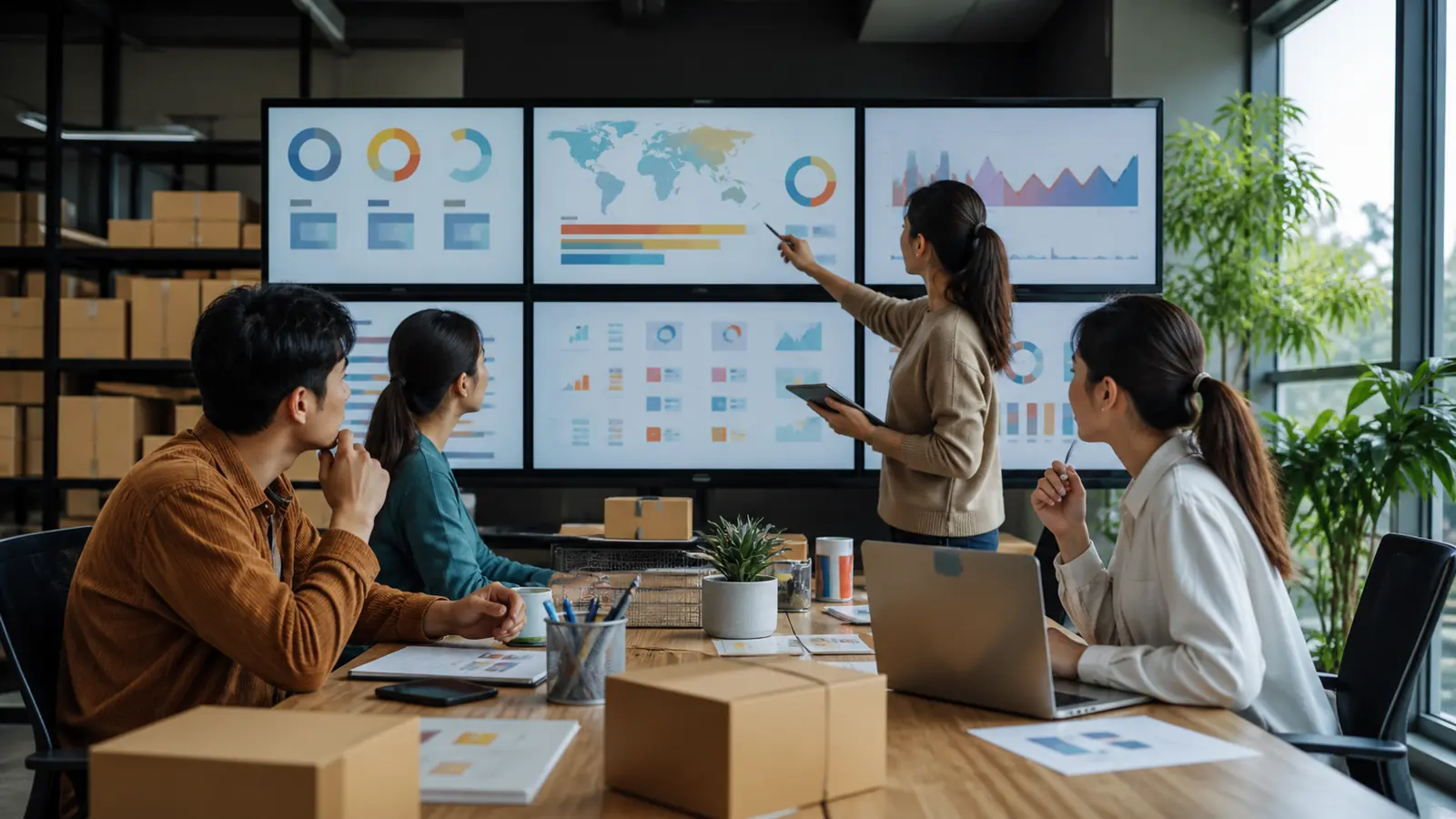 Nhóm vận hành lập kế hoạch website bán hàng