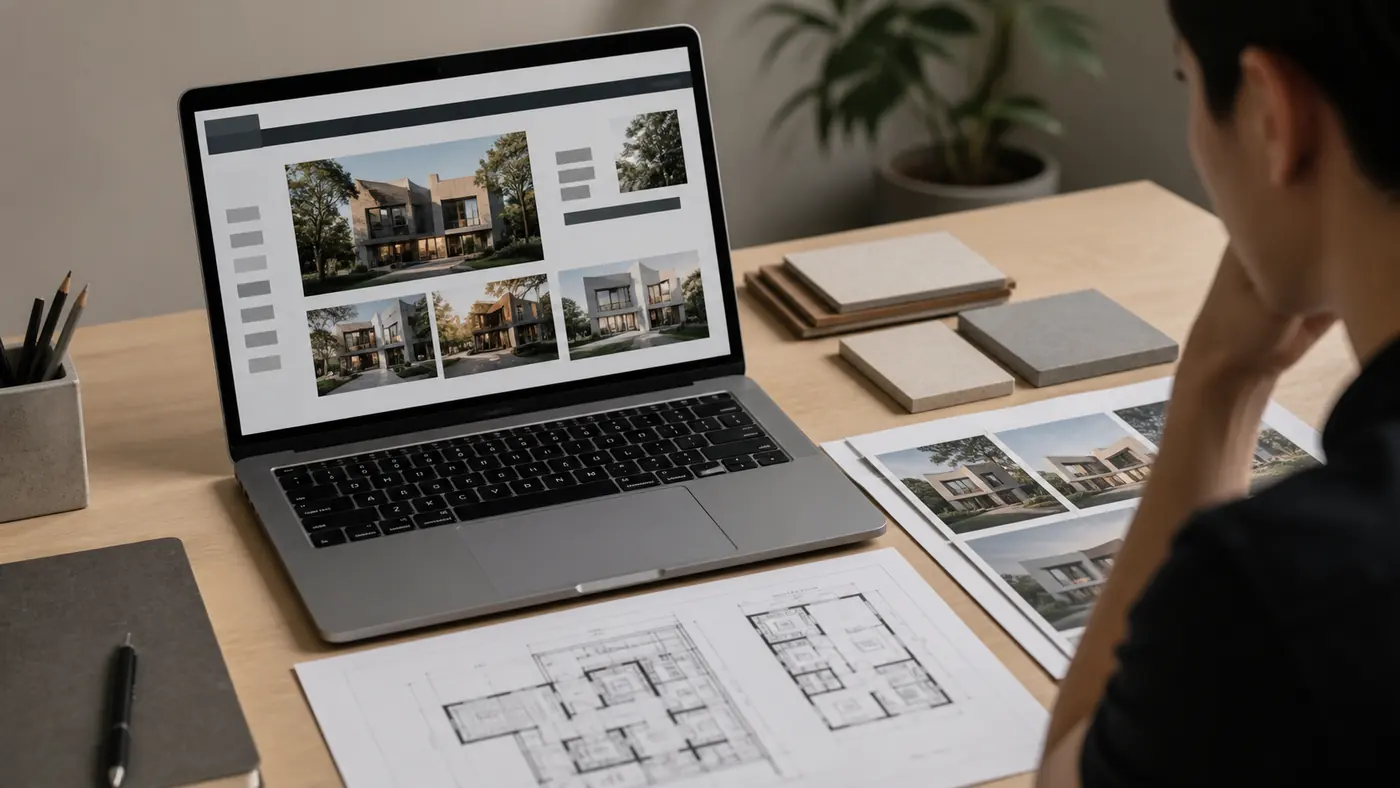 Dữ liệu dự án trên website doanh nghiệp kiến trúc