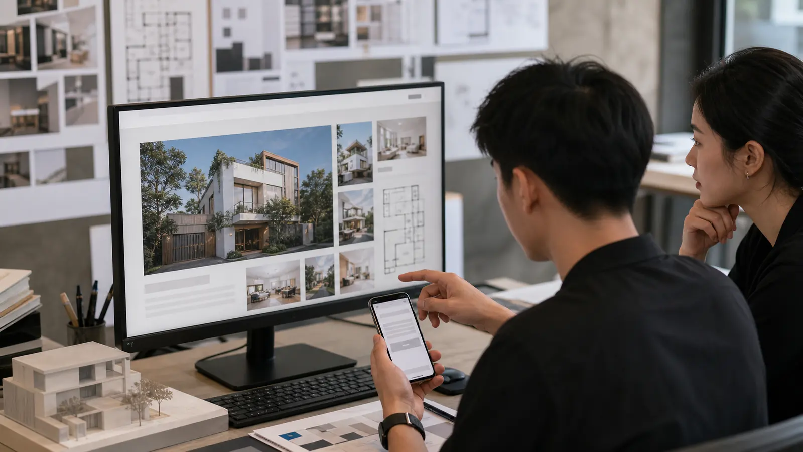 Kế hoạch website portfolio cho công ty kiến trúc