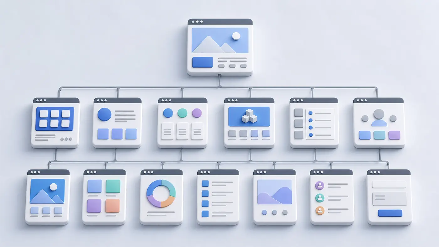 Sitemap các module cần có trên web công ty