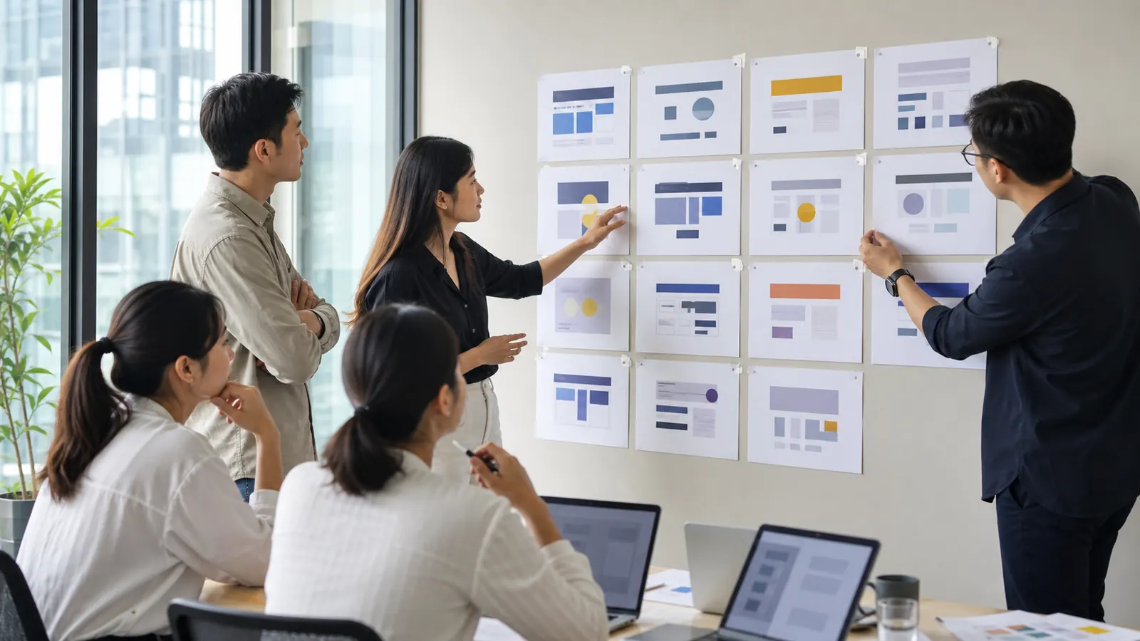 Cấu trúc trang cho website doanh nghiệp